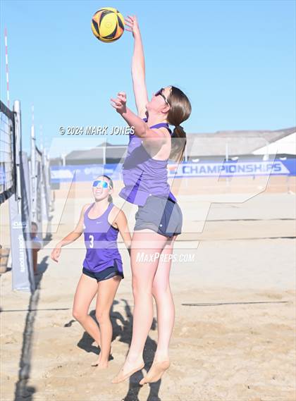Thumbnail 2 in O'Connor vs. Notre Dame Prep (AIA DI Pairs Semifinal) photogallery.