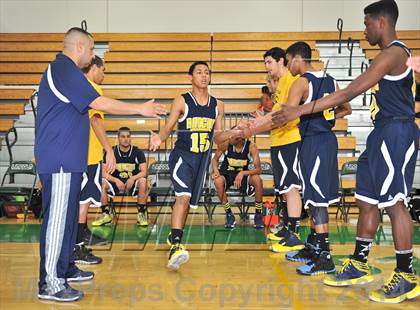 Thumbnail 3 in Rancho Christian vs Mater Dei Catholic (SDLA Challenge) photogallery.