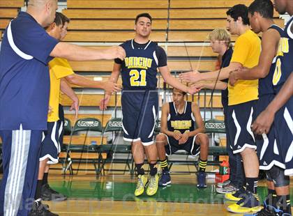 Thumbnail 1 in Rancho Christian vs Mater Dei Catholic (SDLA Challenge) photogallery.