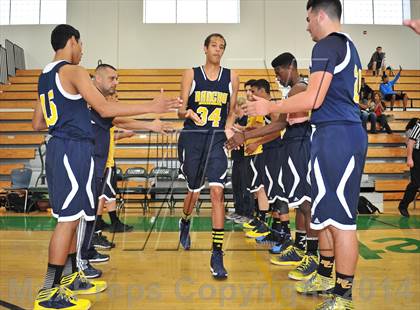 Thumbnail 3 in Rancho Christian vs Mater Dei Catholic (SDLA Challenge) photogallery.