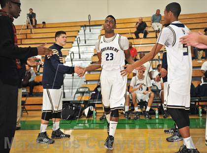 Thumbnail 1 in Rancho Christian vs Mater Dei Catholic (SDLA Challenge) photogallery.