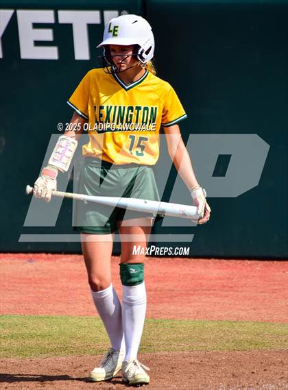 Thumbnail 3 in Lexington @ Coahoma (UIL Softball 3A Div 2 Final) photogallery.