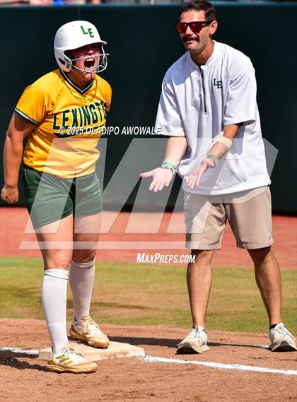 Thumbnail 3 in Lexington @ Coahoma (UIL Softball 3A Div 2 Final) photogallery.
