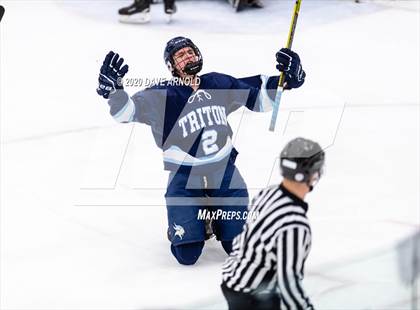 Thumbnail 3 in Masconomet Regional vs. Triton Regional (MIAA Division 2 North Semifinal) photogallery.