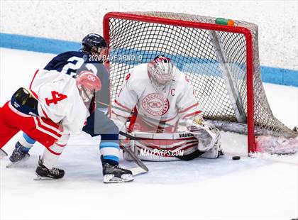Thumbnail 2 in Masconomet Regional vs. Triton Regional (MIAA Division 2 North Semifinal) photogallery.