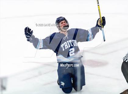 Thumbnail 2 in Masconomet Regional vs. Triton Regional (MIAA Division 2 North Semifinal) photogallery.