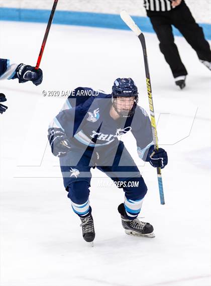 Thumbnail 2 in Masconomet Regional vs. Triton Regional (MIAA Division 2 North Semifinal) photogallery.