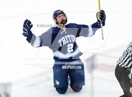 Thumbnail 1 in Masconomet Regional vs. Triton Regional (MIAA Division 2 North Semifinal) photogallery.