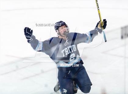 Thumbnail 1 in Masconomet Regional vs. Triton Regional (MIAA Division 2 North Semifinal) photogallery.