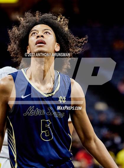 Thumbnail 1 in Notre Dame (SO) vs Granada (CIF State D1 Final) photogallery.