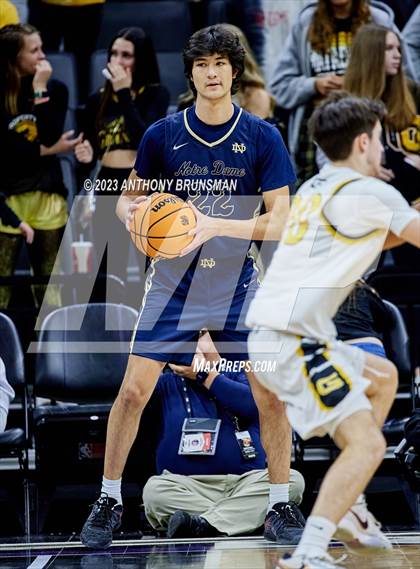 Thumbnail 1 in Notre Dame (SO) vs Granada (CIF State D1 Final) photogallery.