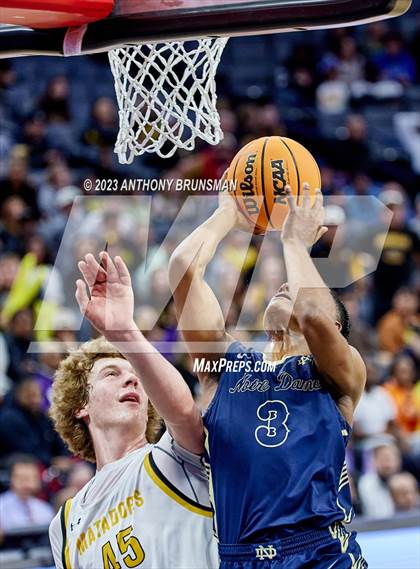 Thumbnail 1 in Notre Dame (SO) vs Granada (CIF State D1 Final) photogallery.