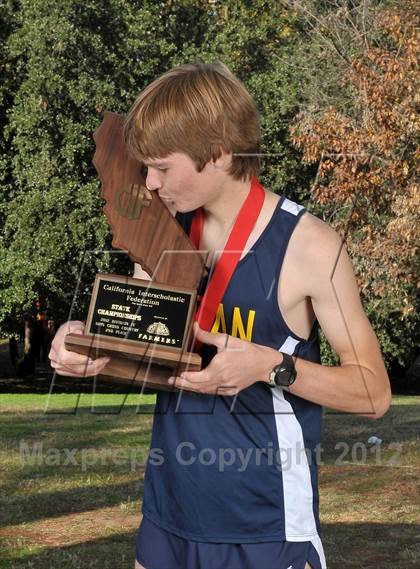 Thumbnail 1 in CIF State Cross Country Championships (Boys Award Photos) photogallery.
