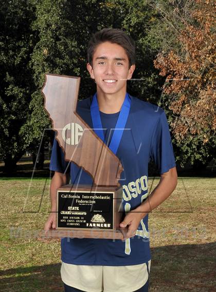 Thumbnail 2 in CIF State Cross Country Championships (Boys Award Photos) photogallery.