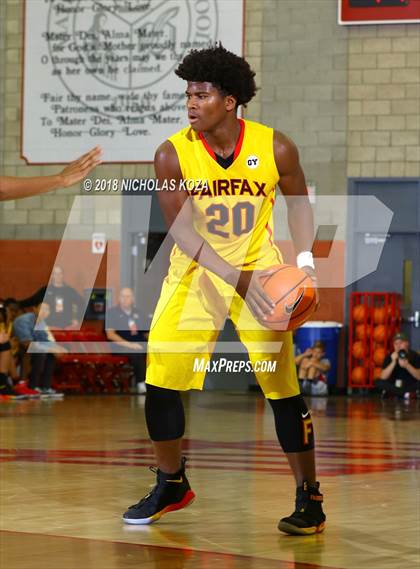 Thumbnail 1 in Fairfax vs. Bishop Gorman (Nike Extravaganza) photogallery.