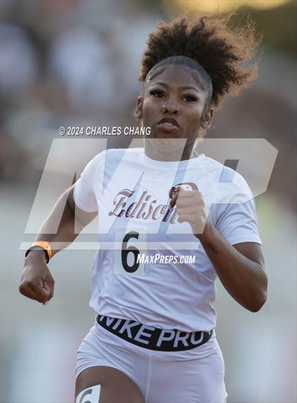 Thumbnail 1 in CIF State Championships (100m Qualifying) photogallery.