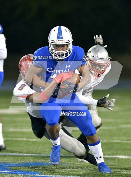 Thumbnail 2 in Antelope @ Capital Christian (CIF SJS D3 Playoffs) photogallery.