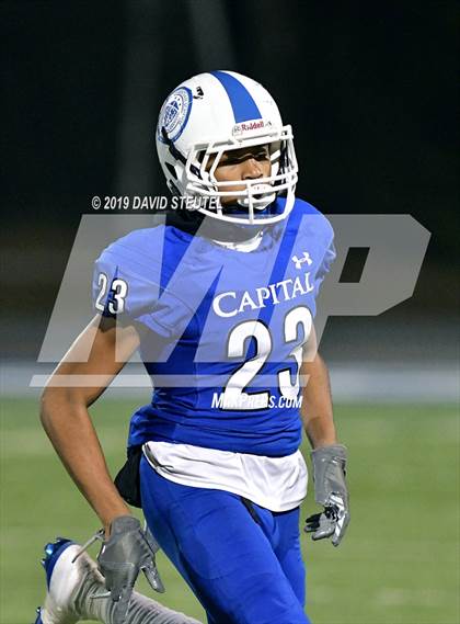 Thumbnail 3 in Antelope @ Capital Christian (CIF SJS D3 Playoffs) photogallery.