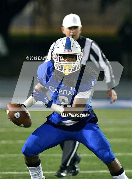 Thumbnail 2 in Antelope @ Capital Christian (CIF SJS D3 Playoffs) photogallery.