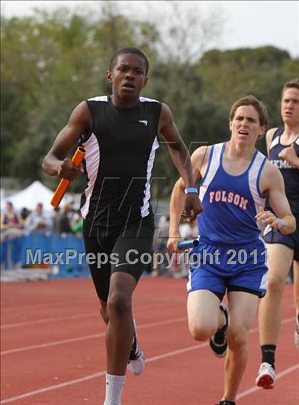 Thumbnail 1 in Woody Wilson Invitational (Boys Track Events) photogallery.