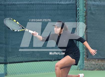Thumbnail 2 in Rocklin vs. Cupertino (CIF NorCal Regional Team Tennis Championships) photogallery.