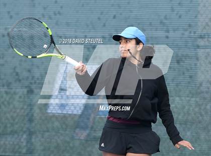 Thumbnail 3 in Rocklin vs. Cupertino (CIF NorCal Regional Team Tennis Championships) photogallery.