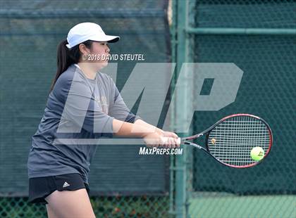 Thumbnail 2 in Rocklin vs. Cupertino (CIF NorCal Regional Team Tennis Championships) photogallery.