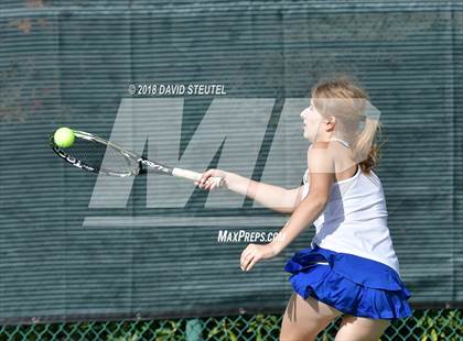 Thumbnail 2 in Rocklin vs. Cupertino (CIF NorCal Regional Team Tennis Championships) photogallery.