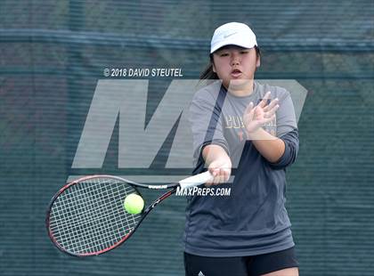 Thumbnail 3 in Rocklin vs. Cupertino (CIF NorCal Regional Team Tennis Championships) photogallery.