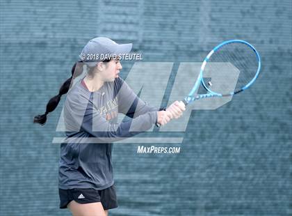 Thumbnail 1 in Rocklin vs. Cupertino (CIF NorCal Regional Team Tennis Championships) photogallery.