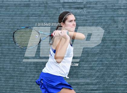 Thumbnail 3 in Rocklin vs. Cupertino (CIF NorCal Regional Team Tennis Championships) photogallery.