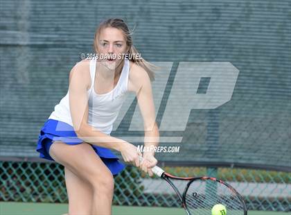 Thumbnail 2 in Rocklin vs. Cupertino (CIF NorCal Regional Team Tennis Championships) photogallery.