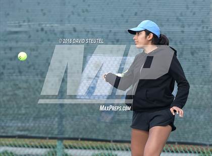 Thumbnail 2 in Rocklin vs. Cupertino (CIF NorCal Regional Team Tennis Championships) photogallery.