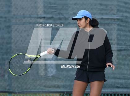 Thumbnail 2 in Rocklin vs. Cupertino (CIF NorCal Regional Team Tennis Championships) photogallery.