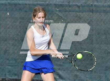 Thumbnail 3 in Rocklin vs. Cupertino (CIF NorCal Regional Team Tennis Championships) photogallery.