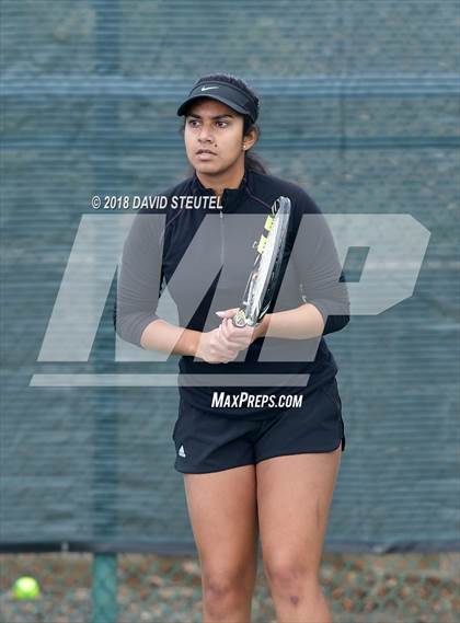 Thumbnail 1 in Rocklin vs. Cupertino (CIF NorCal Regional Team Tennis Championships) photogallery.