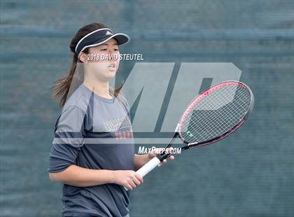 Thumbnail 2 in Rocklin vs. Cupertino (CIF NorCal Regional Team Tennis Championships) photogallery.