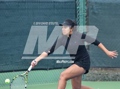 Thumbnail 1 in Rocklin vs. Cupertino (CIF NorCal Regional Team Tennis Championships) photogallery.