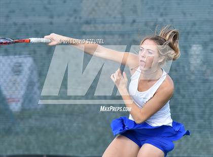 Thumbnail 3 in Rocklin vs. Cupertino (CIF NorCal Regional Team Tennis Championships) photogallery.
