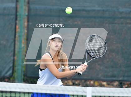 Thumbnail 1 in Rocklin vs. Cupertino (CIF NorCal Regional Team Tennis Championships) photogallery.