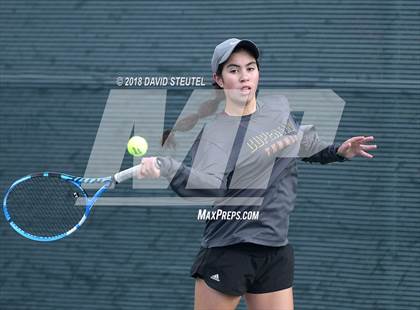 Thumbnail 1 in Rocklin vs. Cupertino (CIF NorCal Regional Team Tennis Championships) photogallery.