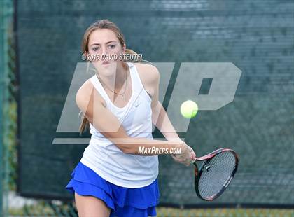 Thumbnail 1 in Rocklin vs. Cupertino (CIF NorCal Regional Team Tennis Championships) photogallery.