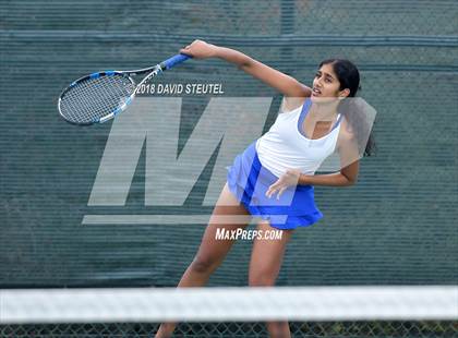 Thumbnail 2 in Rocklin vs. Cupertino (CIF NorCal Regional Team Tennis Championships) photogallery.