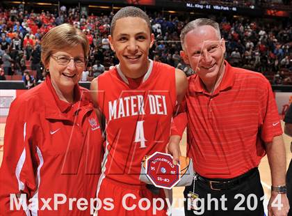 Thumbnail 3 in Mater Dei vs. Chino Hills (CIF SS Open Division Final) photogallery.