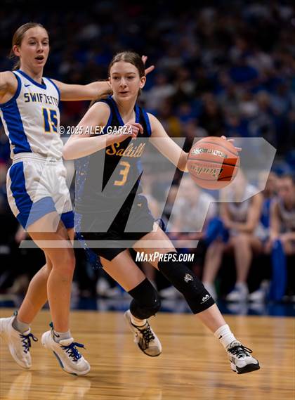 Thumbnail 2 in Nazareth vs. Saltillo (UIL 1A Basketball Division II Final) photogallery.
