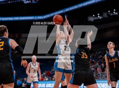 Thumbnail 1 in Nazareth vs. Saltillo (UIL 1A Basketball Division II Final) photogallery.