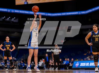 Thumbnail 1 in Nazareth vs. Saltillo (UIL 1A Basketball Division II Final) photogallery.