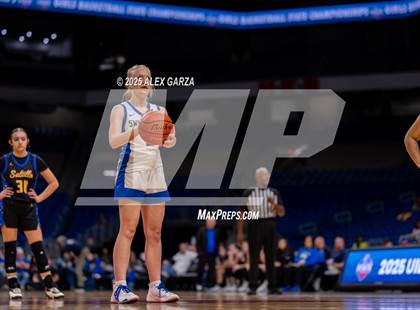 Thumbnail 3 in Nazareth vs. Saltillo (UIL 1A Basketball Division II Final) photogallery.