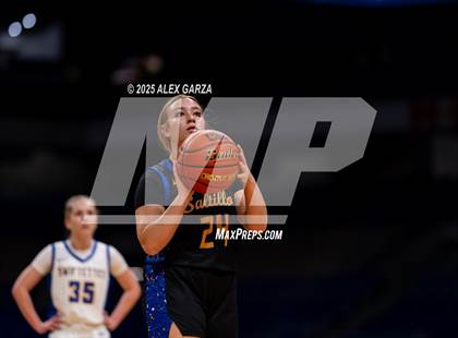Thumbnail 1 in Nazareth vs. Saltillo (UIL 1A Basketball Division II Final) photogallery.