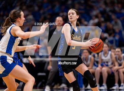 Thumbnail 1 in Nazareth vs. Saltillo (UIL 1A Basketball Division II Final) photogallery.